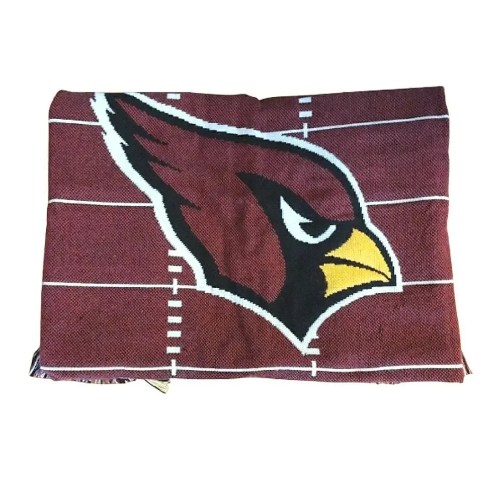 Arizona‎ Cardinals Woven Jacquard Baby Throw Blanket 36